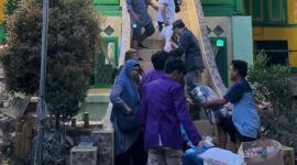 Belasan kampus membantu korban banjir Sumatra di bawah koordinasi Kemendiktisaintek. DOK Kemendiktisaintek
